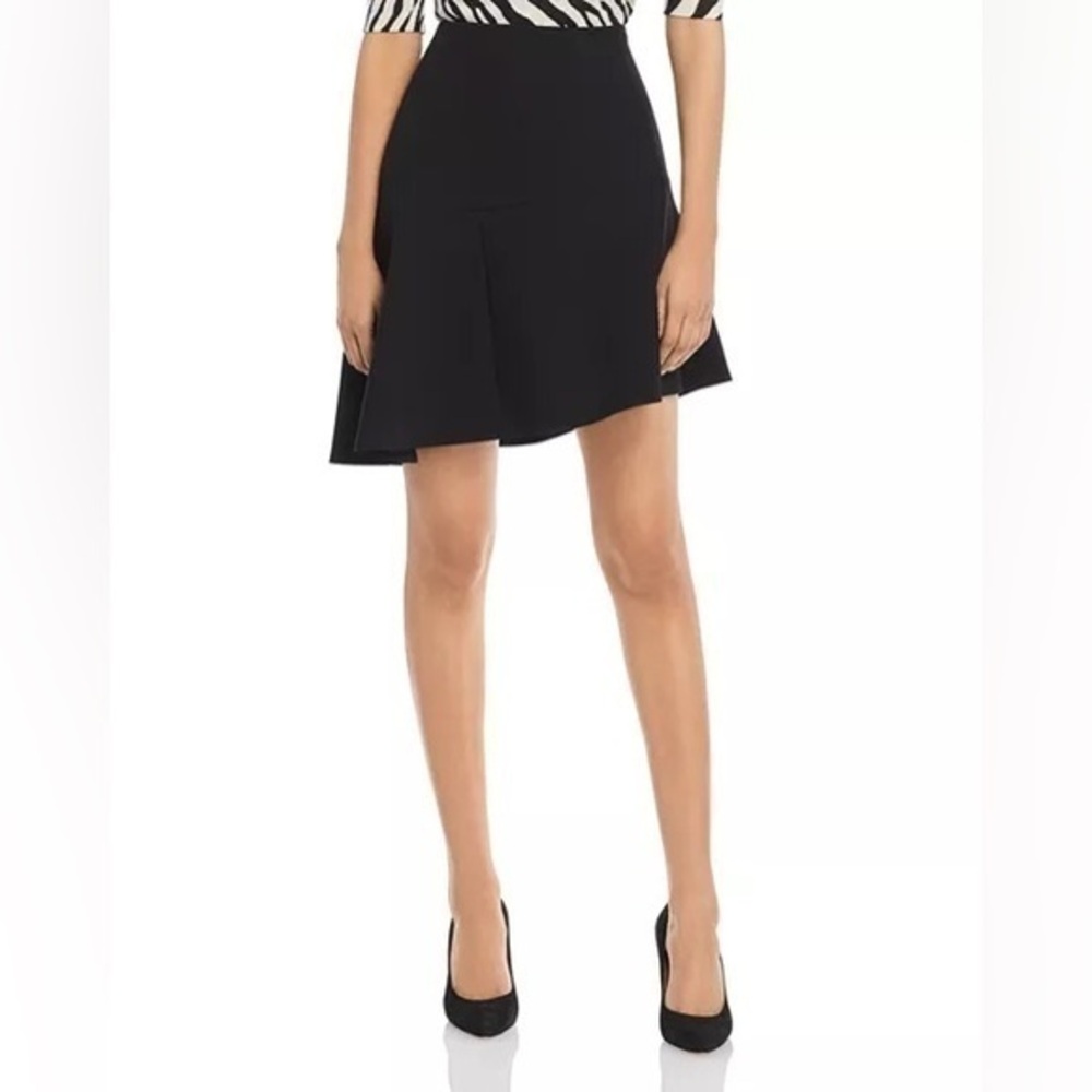 BOSS Vasty Assymetrical a line pleated mini skirt NWT